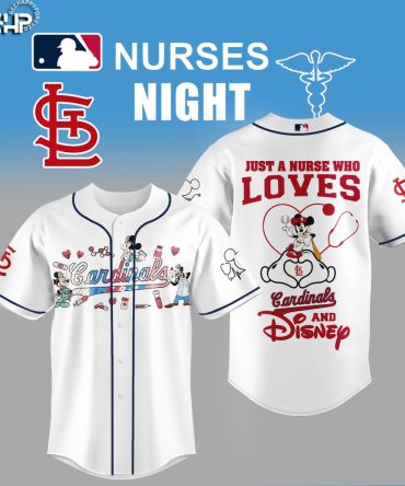 Celebrate Nurses Night With Cardinals & Disney Themed Baseball Jersey – Perfect Gift!