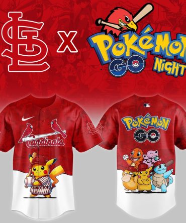 Exclusive St. Louis Cardinals X Pokémon Go Night Jersey - Limited Edition Fan Gear