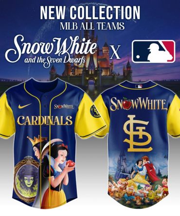 Exclusive Mlb Cardinals Snow White Jersey - Limited Edition Disney Collaboration