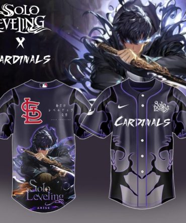 Limited Edition Solo Leveling X Cardinals Baseball Jersey - Anime Fan Must-Have!