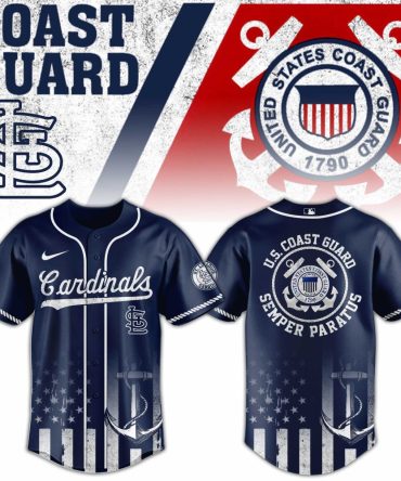 Coast Guard Cardinals Jersey - Patriotic Design, Premium Quality, Perfect Gift!