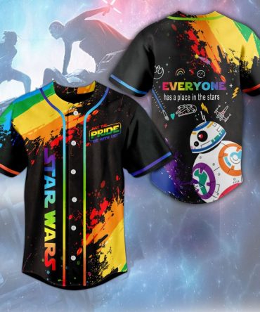 Star Wars Pride Jersey - Vibrant Rainbow Design For All Fans