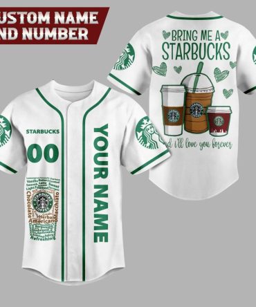 Special Edition Starbucks Baseball Jersey For Fans