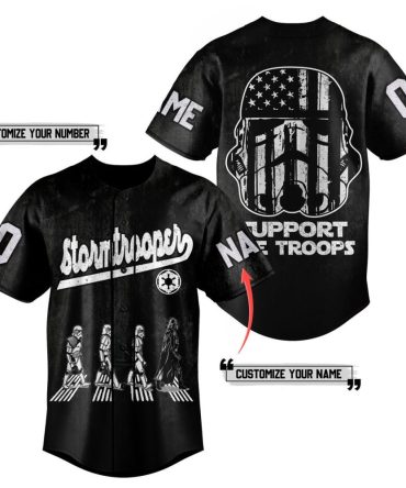 Custom Stormtrooper Jersey - Personalize Your Name & Number - Support Our Troops Design