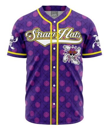 Purple Anime-Themed Baseball Jersey – Vibrant, Stylish, And Perfect For Fans!