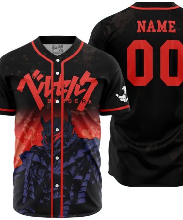 Custom Berserk Anime Baseball Jersey - Unique Dark Fantasy Apparel