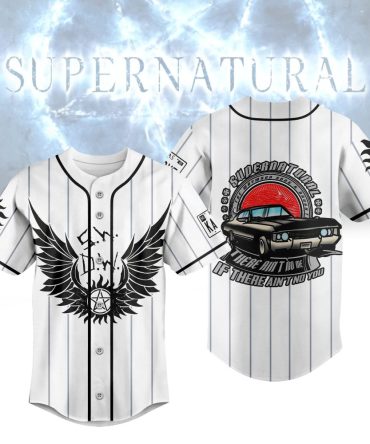 Supernatural Fan Baseball Jersey - Stylish Graphic Tee For Enthusiasts
