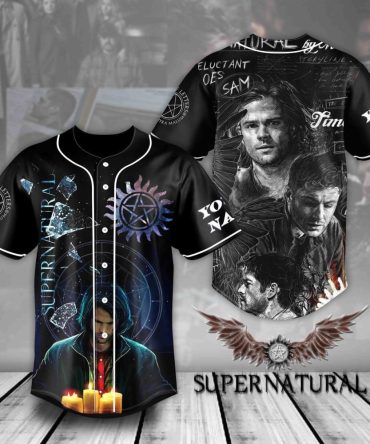 Supernatural Baseball Jersey - Custom Fan Art Shirt For Enthusiasts