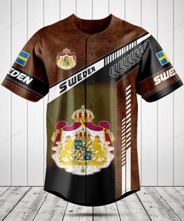 Stylish Sweden Flag Baseball Jersey - Premium Quality, Unique Design, Perfect For Fans & Collectors