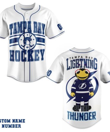 Custom Tampa Bay Lightning Hockey Jersey - Personalize Name & Number - Be The Thunder!