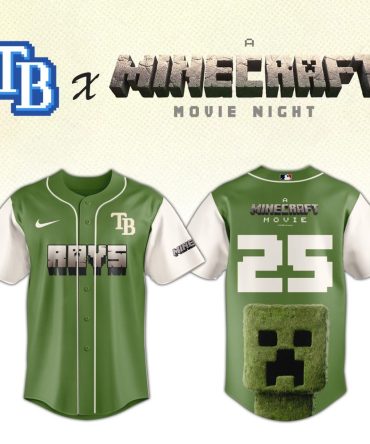 Minecraft Movie Night Jersey - Limited Edition Baseball Style - Perfect For Fans & Collectors!