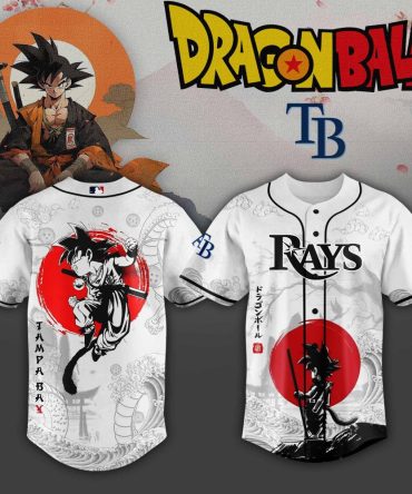 Dragon Ball X Tampa Bay Rays Anime Baseball Jersey – Limited Edition Fan Gear
