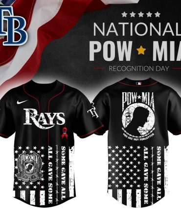 Limited Edition Tampa Bay Rays Pow Mia Jersey - Honor & Style Combined!