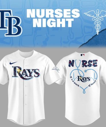 Limited Edition Tampa Bay Rays Nurses Night Jersey – Celebrate Healthcare Heroes!