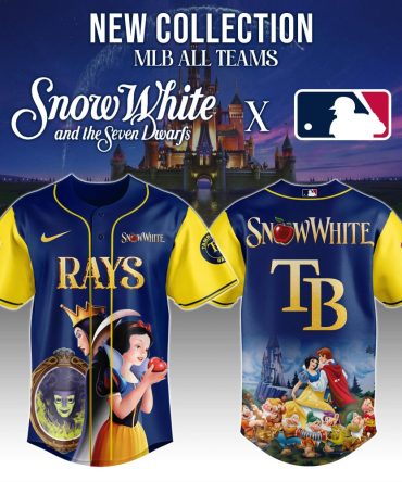 Limited Edition Snow White Mlb Jersey – Tampa Bay Rays Disney Collaboration