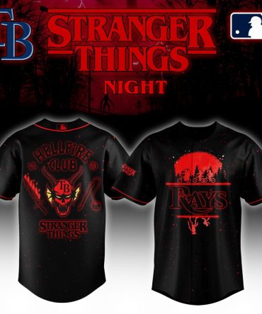 Limited Edition Stranger Things Night Mlb Jersey - Hellfire Club Design, Perfect For Fans!