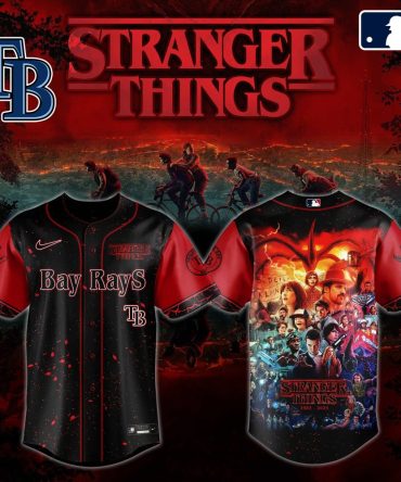 Limited Edition Stranger Things X Tampa Bay Rays Jersey – Exclusive Mlb Fan Gear