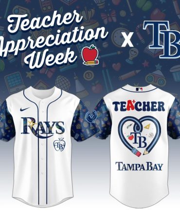 Celebrate Teachers: Tampa Bay Rays Limited Edition Jersey - Perfect For Appreciation Week!
