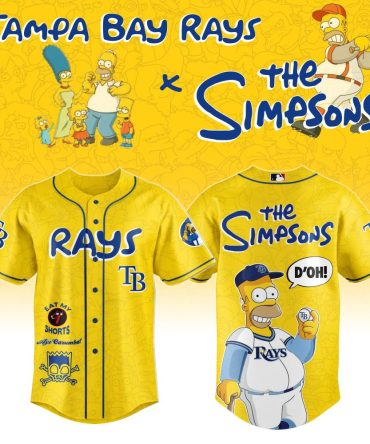 Tampa Bay Rays X The Simpsons Limited Edition Jersey – Fun Apparel For Fans!