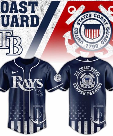 Honor The Heroes: U.S. Coast Guard X Rays Navy Jersey - Limited Edition Gear