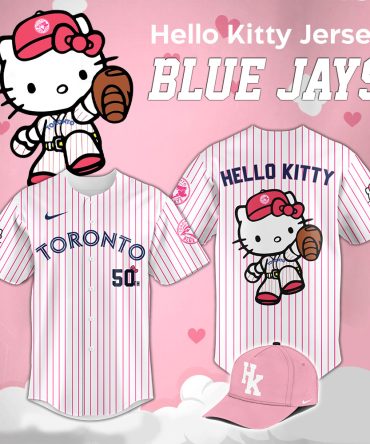 Hello Kitty Toronto Blue Jays Baseball Jersey - Limited Edition Fan Gear