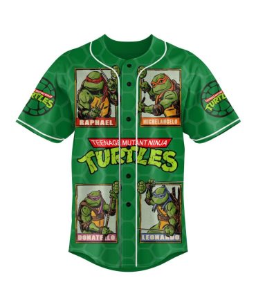 Teenage Mutant Ninja Turtles Baseball Jersey - Vibrant Green, Fan Favorite Design