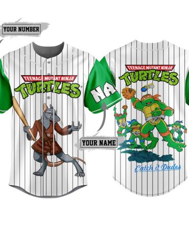 Customize Your Tmnt Baseball Jersey – Add Name & Number!