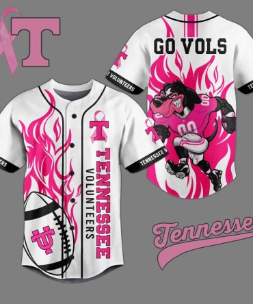 Tennessee Volunteers Pink Ribbon Jersey - Limited Edition Breast Cancer Awareness Apparel