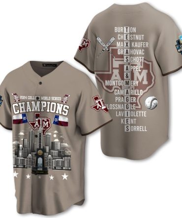 2024 College World Series Champions Jersey – Limited Edition Fan Collectible