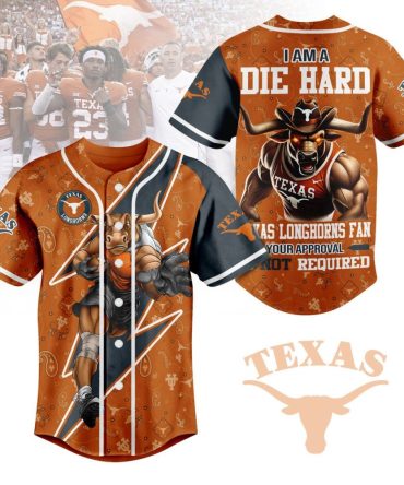 Texas Longhorns Fan Jersey - Bold Design For Die-Hard Supporters – Stand Out Game Day Gear!