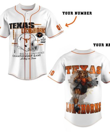 Custom Texas Longhorns Championship Jersey - Personalize With Name & Number!