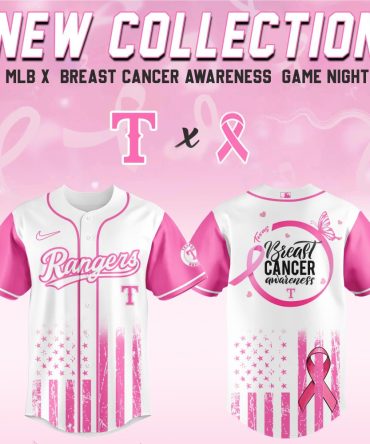 Support Mlb Breast Cancer Awareness: Limited Edition Pink Rangers Jersey