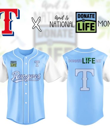 Limited Edition Rangers Jersey - Celebrate Donate Life Month In Style!