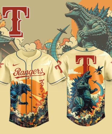 Limited Edition Rangers Jersey – Epic Godzilla Graphic Tee For Fans