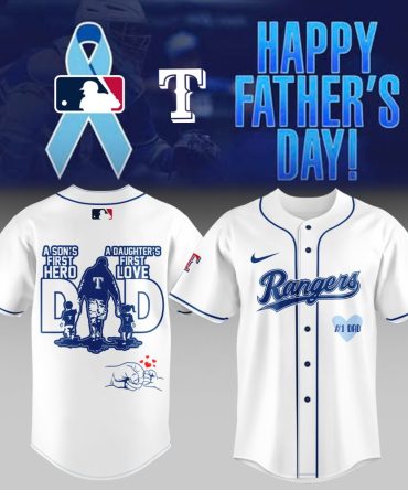 Celebrate Father'S Day With Mlb Rangers Jersey – Perfect Gift For Dad, Hero & Love!