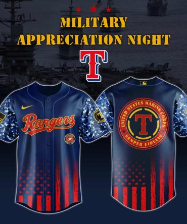 Patriotic Rangers Jersey - Military Appreciation Edition - Limited Time Offer!