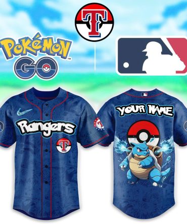 Custom Pokémon Rangers Baseball Jersey – Personalized Blastoise Design For Fans
