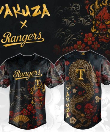 Yakuza X Rangers Dragon & Oni Baseball Jersey - Unique Limited Edition Design