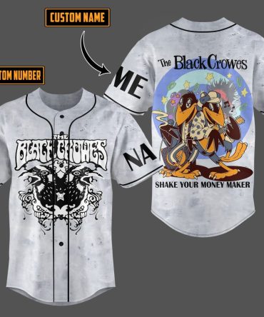 Custom Black Crowes Baseball Jersey – Personalized Name & Number – Unique Band Merch