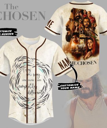 Customizable 'The Chosen' Baseball Jersey - Add Your Name & Number - Unique Gift Idea!