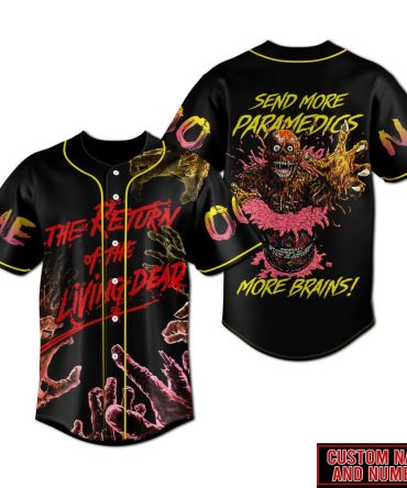 Custom Zombie Jersey – Return Of The Living Dead Design – Personalized Name & Number