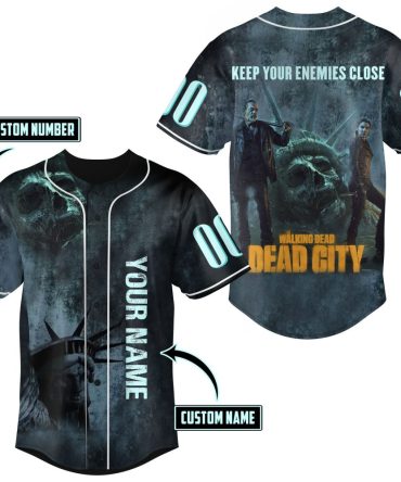 Custom Walking Dead Dead City Jersey – Personalize Name & Number