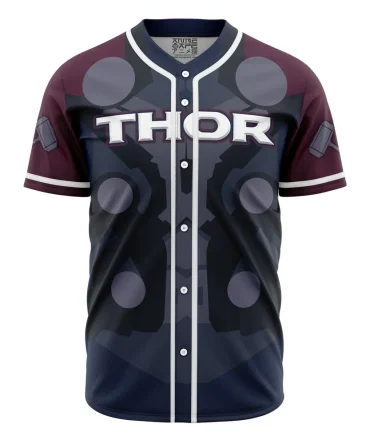 Thor-Inspired Baseball Jersey - Unisex, Stylish & Comfortable Sportswear