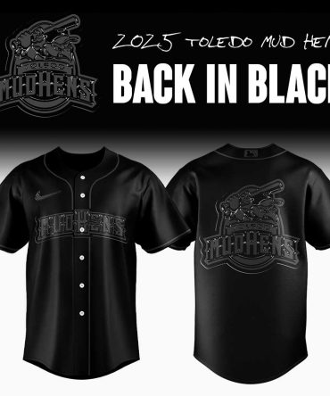 2025 Toledo Mud Hens Black Jersey - Bold Baseball Gear For Fans