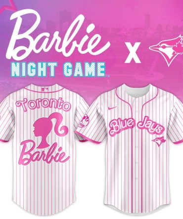 Limited Edition Barbie X Blue Jays Pink Jersey – Celebrate In Style!