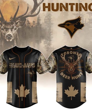Limited Edition Hunting-Themed Baseball Jersey - Stylish Camouflage Design