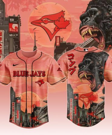 Limited Edition Blue Jays Graphic Baseball Jersey - Bold Urban Design & Fierce Artistry