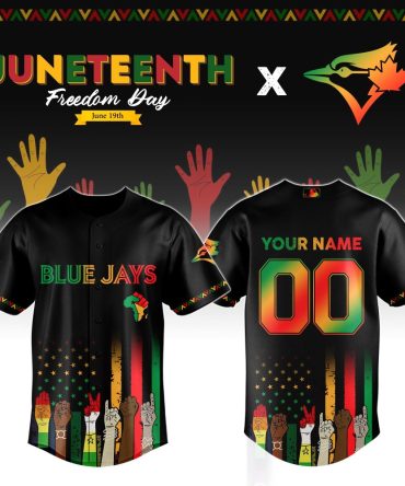 Custom Blue Jays Juneteenth Jersey - Celebrate Freedom Day With Personalization