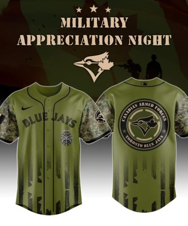 Limited Edition Blue Jays Military Appreciation Jersey - Honor & Support In Style!