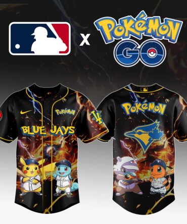 Limited Edition Pokémon X Mlb Blue Jays Jersey – Catch All The Style!
